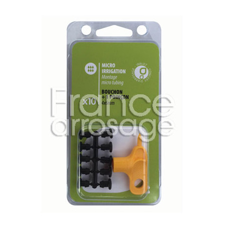 Lot de 10 bouchons Ø4 x 6mm + poinçon