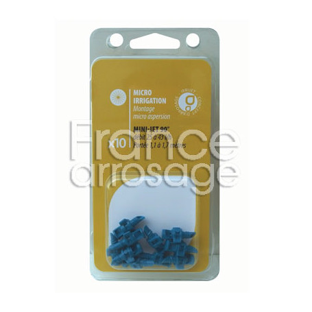 Lot de 10 Minijet 90°