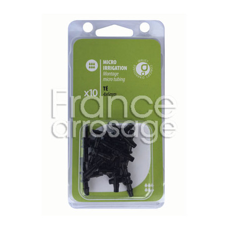 Lot de 10 tés Ø4 x 6mm