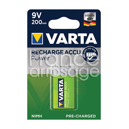 Pile 9V NIMH (batterie rechargeable)