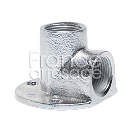 Applique à coude fonte 1" FF