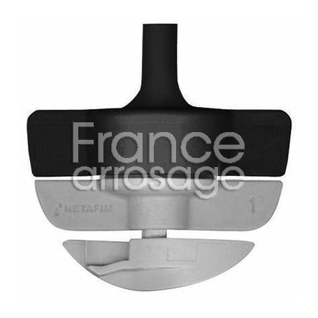 Asperseur SpinNet FLT  70l/h NETAFIM - Turbine Grise + buse noire