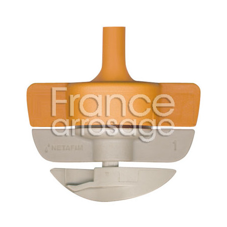 Asperseur SpinNet FLT 90l/h NETAFIM - Turbine Grise + buse orange