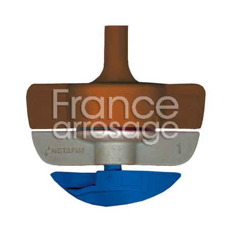 Asperseur SpinNet SR 160l/h NETAFIM - Turbine bleue + buse marron