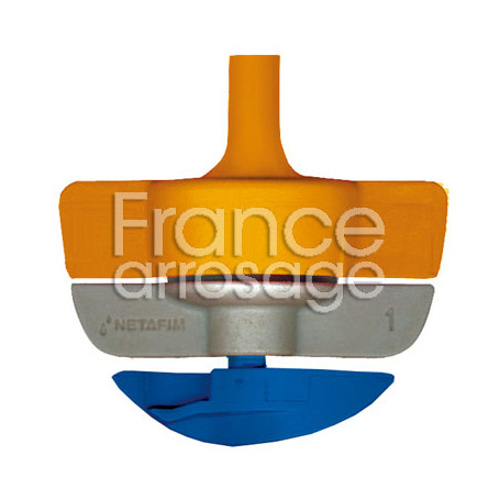 Asperseur SpinNet SR 90l/h NETAFIM - Turbine bleue + buse orange