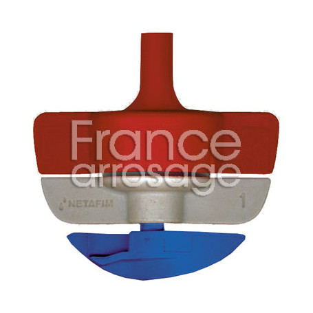 Asperseur SpinNet SR 120l/h NETAFIM - Turbine bleue + buse rouge