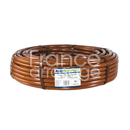 Tuyau Azud Drip goutteurs intégrés marron - 2.2l/h - Ø16 - esp 35cm / 50m