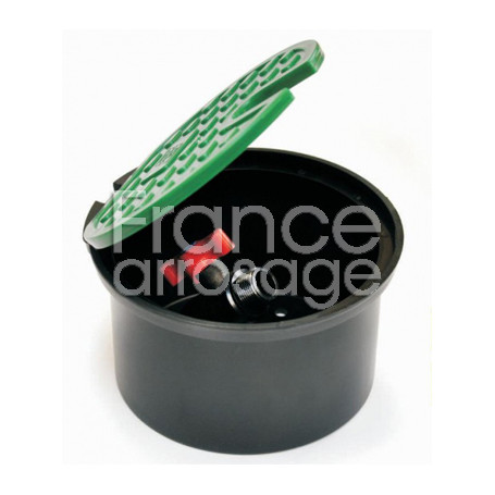 Bouche d'arrosage ronde plastique RAINBIRD 3/4" FM