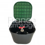 Bouche d'arrosage plastique couvercle vert - 3/4" FM