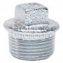Bouchon fonte galva réf. 290 - 1/4" M