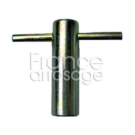 Clé de verrouillage pour clapet vanne