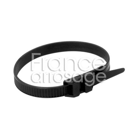 Lot de 50 colliers autobloquants noirs 6 x 180mm