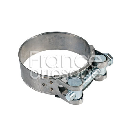 Collier de serrage à tourillon inox largeur 20mm - Ø43 à 47