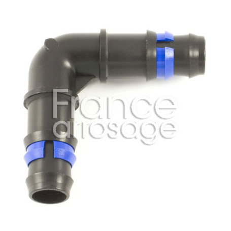 Coude double cannelure bague SECURIT Ø20 mm