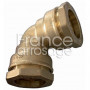 Coude compression égal laiton Ø40mm