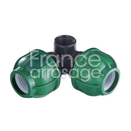 Coude compression Connecto 3 voies 25 x 25 x 1/2" FFF