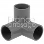 Coude PVC 3 voies Ø63 FF