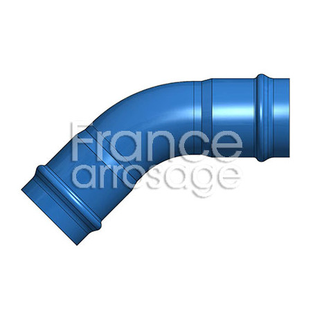 Coude 45° ecoFITTOM en PVC-BO DN200 - PN16