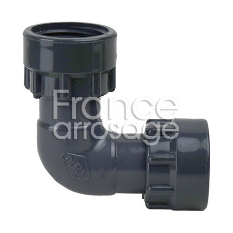 Coude DURA en PVC 1" FF