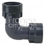 Coude DURA en PVC 1" FF