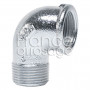 Coude 90° fonte galva réf. 92 - 1/4&quot; MF