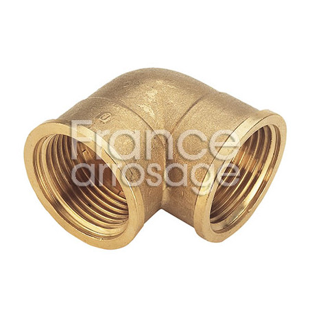 Coude 90° laiton 1/4" FF