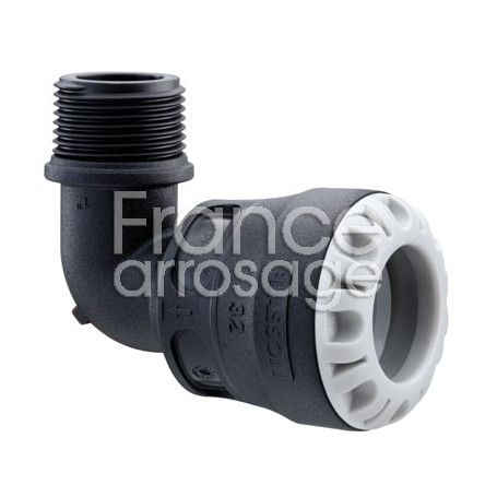 Coude fileté Série 1 PLASSON Ø25 x 3/4" FM
