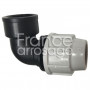 Coude compression taraudé 90° PLASSON Ø40 x 1" FF