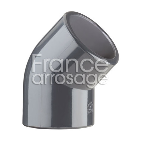 Coude 45° PVC PLASSON Ø25 FF