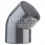 Coude 45° PVC PLASSON Ø50 FF