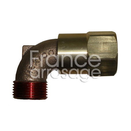 Coude tournant laiton 1" FM