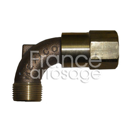 Coude tournant laiton 3/4" FM