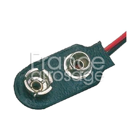 Lot de 5 coupleurs de piles 9V