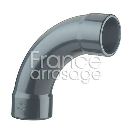 Courbe PVC 90° GR PLASSON Ø75 FF