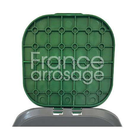 Couvercle vert pour bouche d'arrosage BERGO