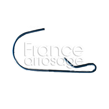 Lot de 100 crochets de suspension pour tuve PE ou PVC - 10 cm