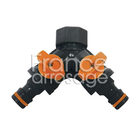 Dérivation Y 2 sorties 3/4"