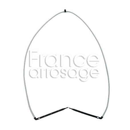 Distributeur hors sol araignée 2 sorties 70 cm + piquet coudé autorégulant 15cm