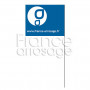 Drapeau d'implantation piquet galva 45cm France Arrosage