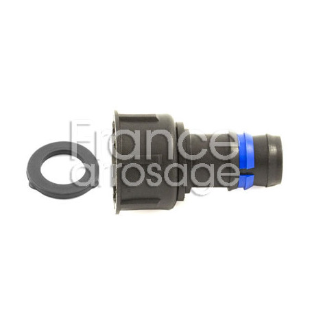 Embout cannelé x taraudé écrou tournant Ø16 x 3/4" F