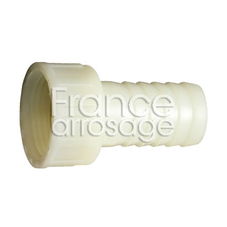 Embout cannelé polyamide écrou tournant Ø30 x 1"1/4 F