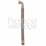 Flexible eau froide tressé inox coudé 500mm x 1" MF