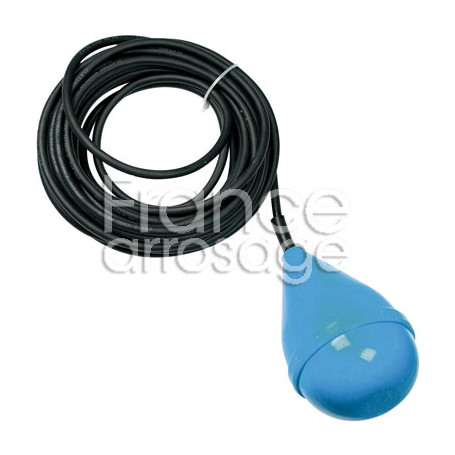 Flotteur de niveau "poire" + 10m de câble - 3 fils