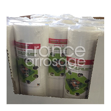 Box de 30 rouleaux Géotextile 100gr/m²- 1m x 25m