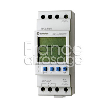 Horloge digitale programmable 7j 16A / 230 VAC