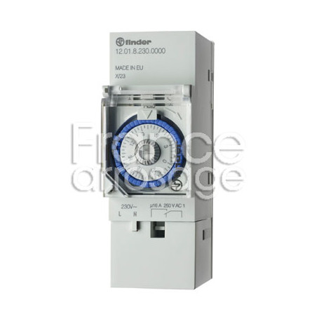 Horloge mécanique programmable 24h 16A / 230VAC