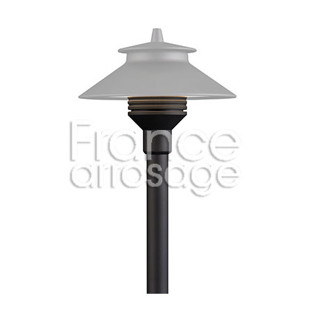Lampe PL + Pied A-ZDC-18RA-FB Noir - éclairage d'allée et de zone - 83 Lumens