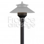 Lampe PL + Pied A-ZDC-18RA-FB Noir - éclairage d'allée et de zone - 83 Lumens