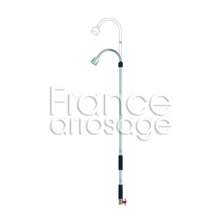 Lance d'arrosage professionnelle GEKA PLUS VARIO métal - 135°