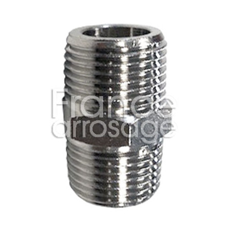 Mamelon laiton nick 1/8" M x 1/8" M